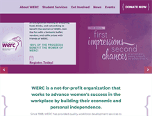 Tablet Screenshot of cdwerc.org
